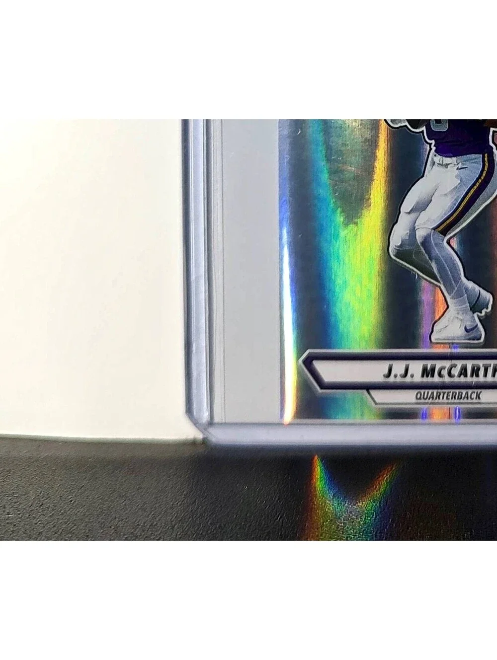 J.J. McCarthy 2025 Panini NFL #421 Foil Sticker Minnesota Vikings